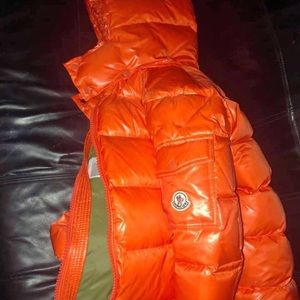 Orange Montcler Jacket